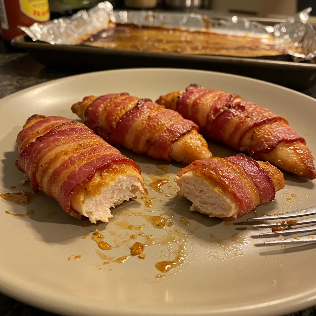 Bacon Brown Sugar Chicken Tenders: Ultimate Sweet & Savory Crispy Perfection - secondary view